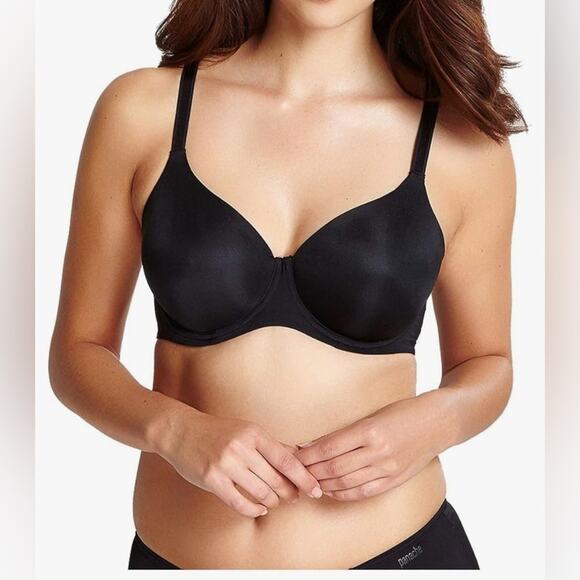 Panache Other - NWT $71 Panache Porcelain Elan Convertible Plunge T-Shirt Smooth Bra Black 30F